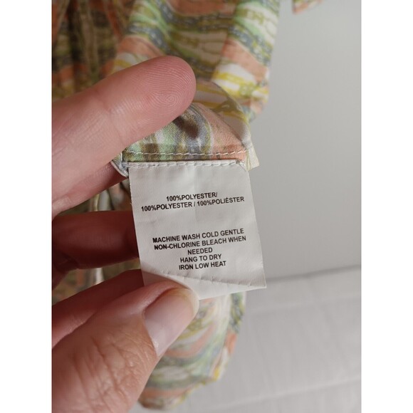 Oneill Long Sleeve Mini Dress Lightweight Drawstring Waist Sz Small - Picture 3 of 4